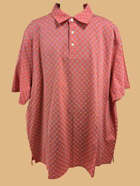 Jos. A. Bank Red Short Sleeve Polo XL NWT Traveler Traditional Fit